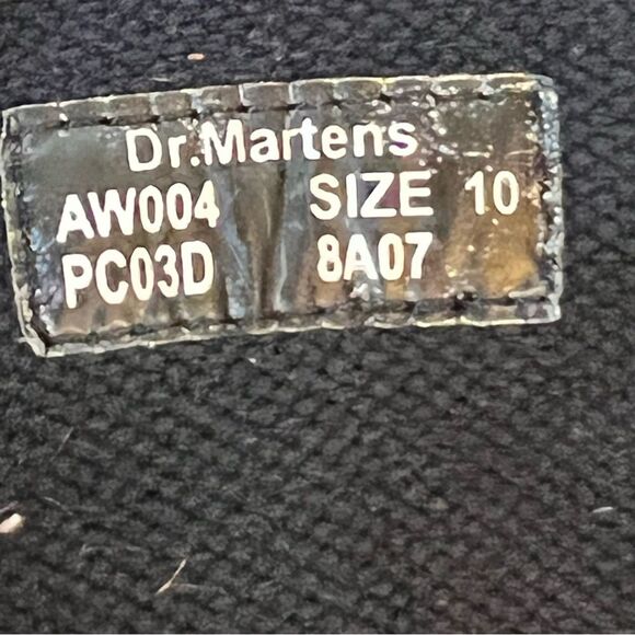 Vintage Dr Martens Y2K Original Made in England Leather Thick Sole Boot Men’s 10